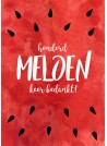 Bedankingskaart "Honderd Meloen"