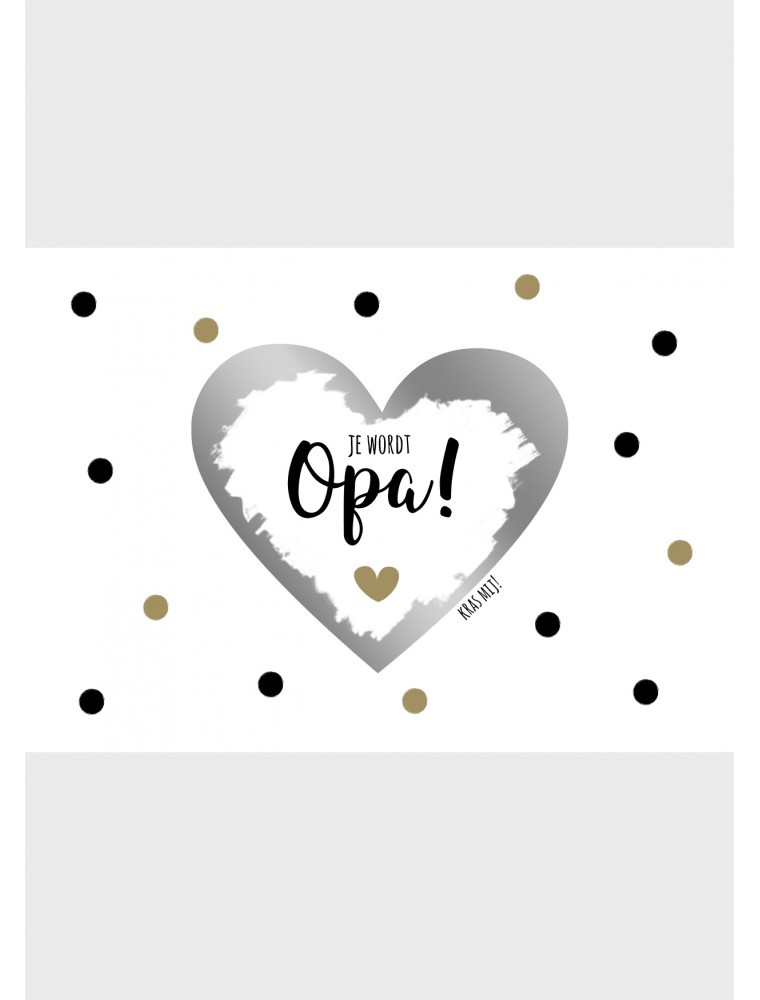 Kraskaart "Je Wordt Opa" Kraskaart "Je Wordt Opa"