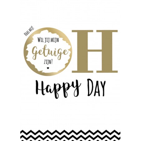 Kraskaart getuige vragen "oh happy day"