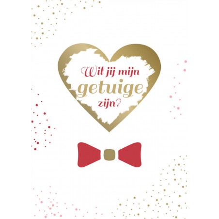 Getuige vragen kraskaart roze