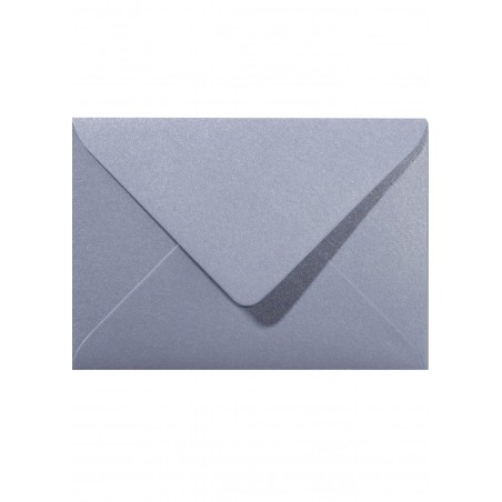 Luxe zilveren envelop "Shiny silver"