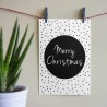 Kerstkaart "Merry Christmas"