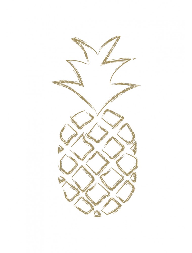 Pakket van 10: Wenskaart "Pineapple"