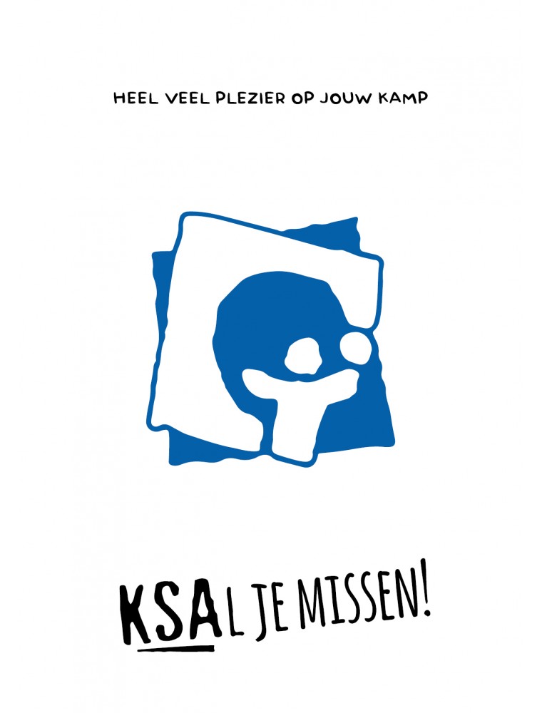 KSA kaartje voor op kamp KSA kaartje voor op kamp