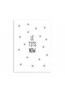 Kerstkaart "Le Tits Now"