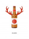 Kerstkaart met bier - Reinbeer