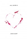 Will you be my valenwine - Valentijnskaart
