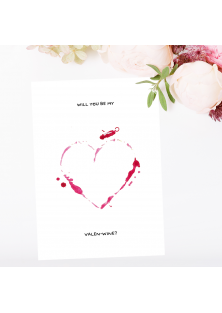 Will you be my valenwine - Valentijnskaart