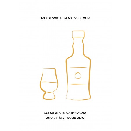 Verjaardagskaart whisky - Lacarta