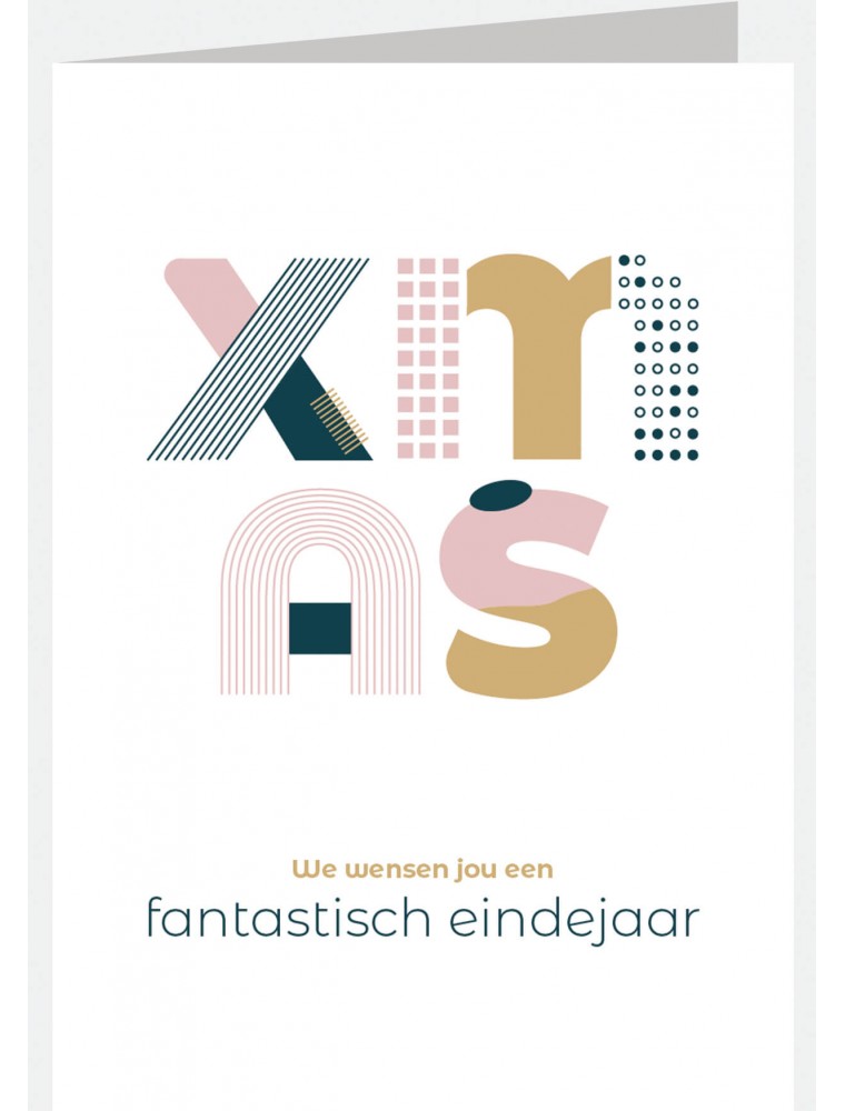 Dubbele kerstkaart fantastisch eindejaar - Lacarta Dubbele kerstkaart fantastisch eindejaar - Lacarta