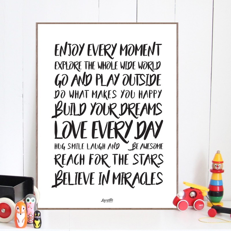 Poster "Believe In Miracles"