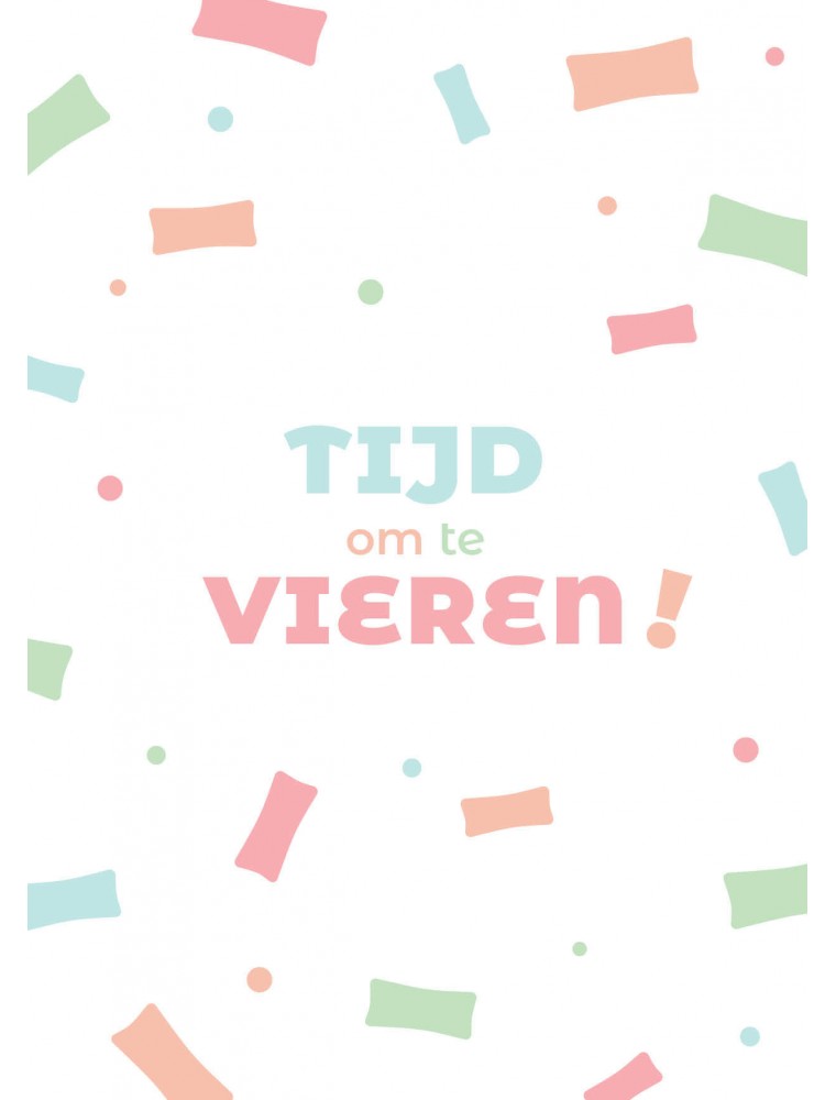 Verjaardagskaart Tijd Om Te Vieren - Lacarta Verjaardagskaart Tijd Om Te Vieren - Lacarta