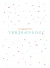 Verjaardagskaart Confetti - Lacarta
