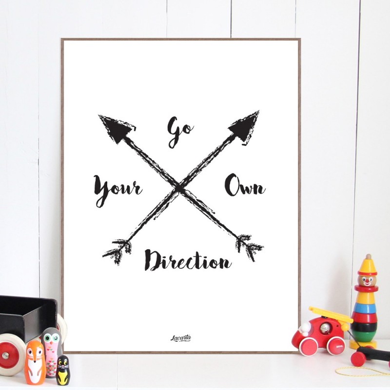 Poster "Go Your Own Direction"