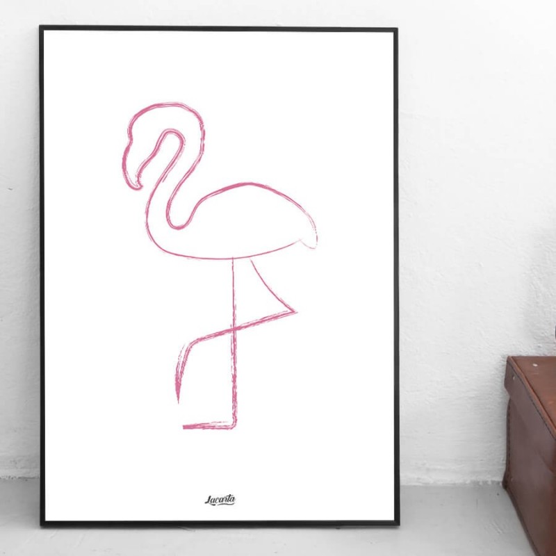 Poster "Flamingo"