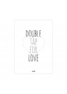 Poster "Double Tap For Love"