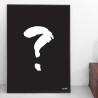Poster "Vraagteken"