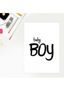 Geboortekaart "Baby Boy"