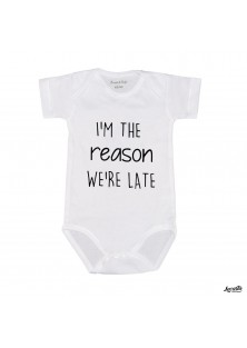 Romper "The Reason We're Late"